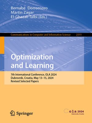 cover image of Optimization and Learning